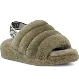 UGG, fluffy Yeah Genuine Shearling sling back Sandal